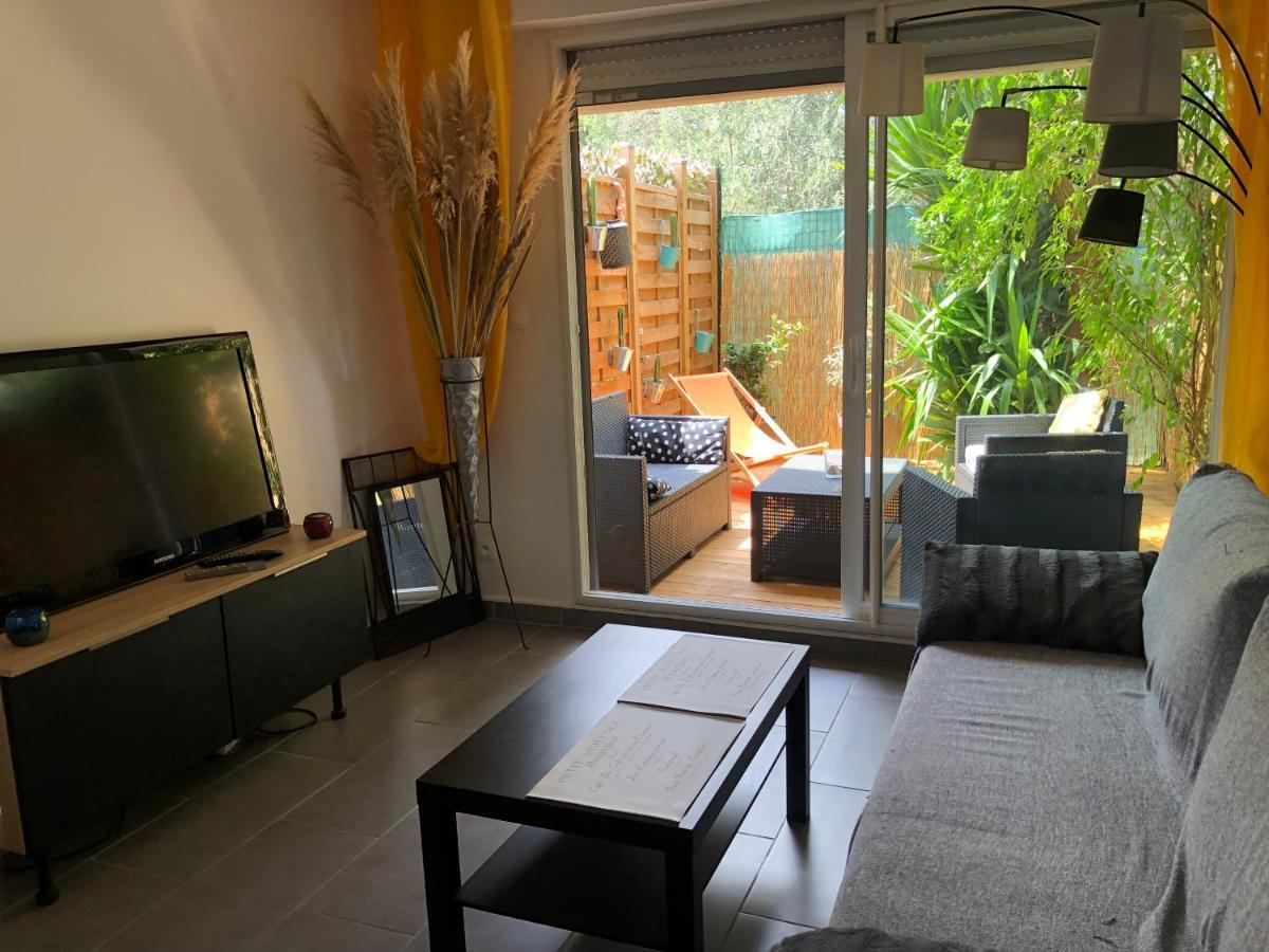 Agreable T2 Traversant Rdc Avec Terrasse + Balcon+ Parking 2 Places Montpellier Ngoại thất bức ảnh